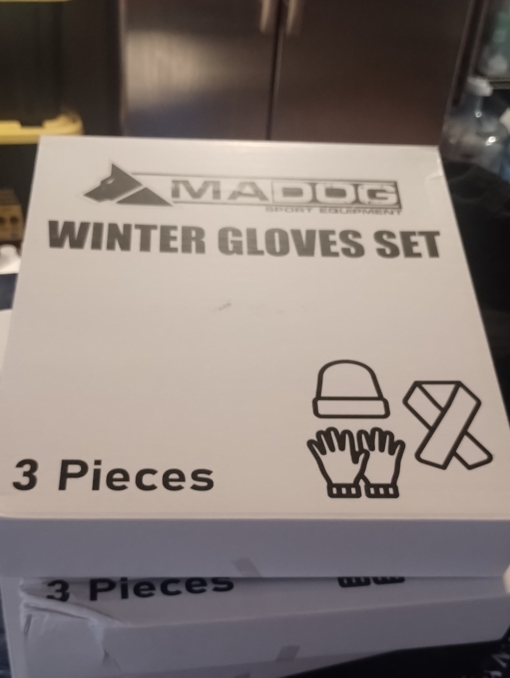 Madog Winter Gloves Set - Black (3 Pieces)